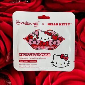 Hello kitty crème shop hydrogel shea butter lip patch | Vanilla pudding flavor
